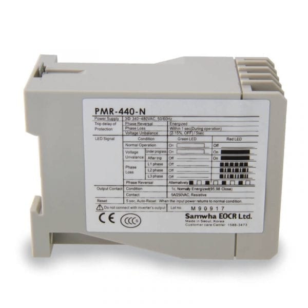 The relay of protection apply PMR - 440 - N