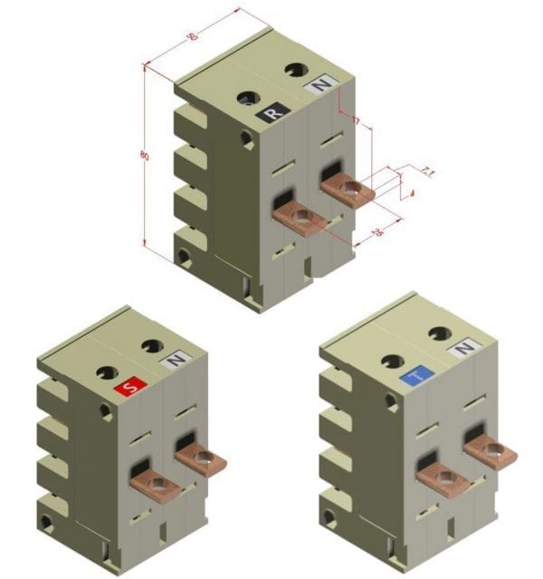 Smart busbar 6T-BBK100 2P Smart busbar 6T-BBK100 2P