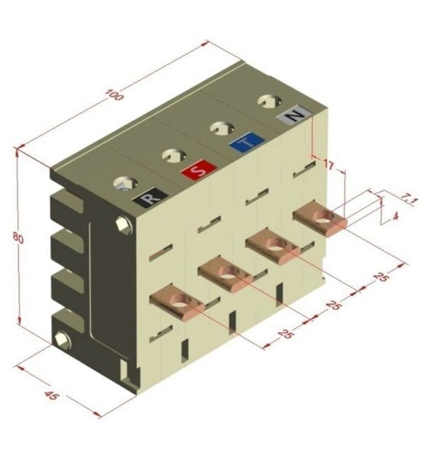 Smart busbar 6T-BBK100 4P Smart busbar 6T-BBK100 4P