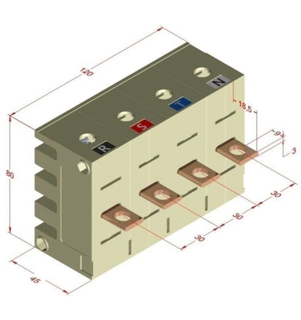 Smart busbar 6T-BBK125 4P