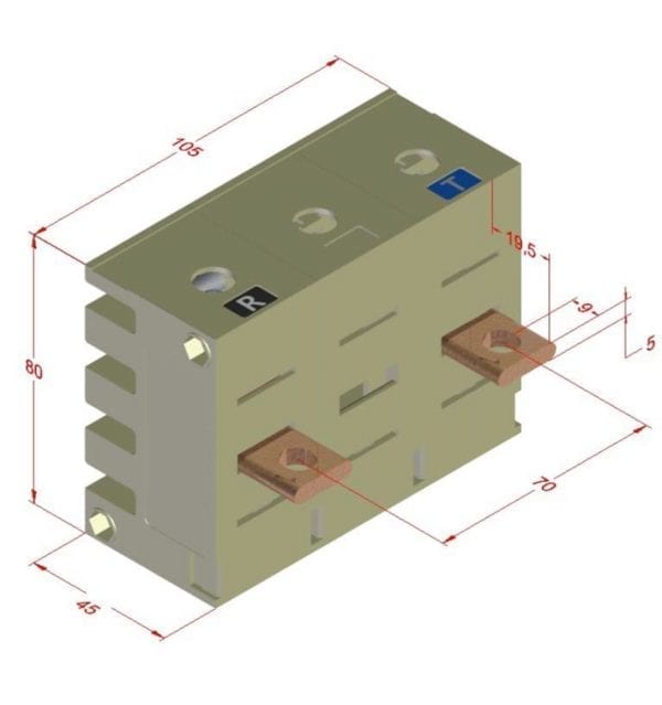 Smart busbar 6T-BBK250 2P Smart busbar 6T-BBK250 2P