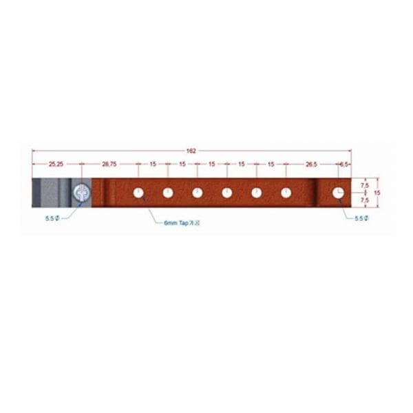 6T-Earth Busbar 125AF
