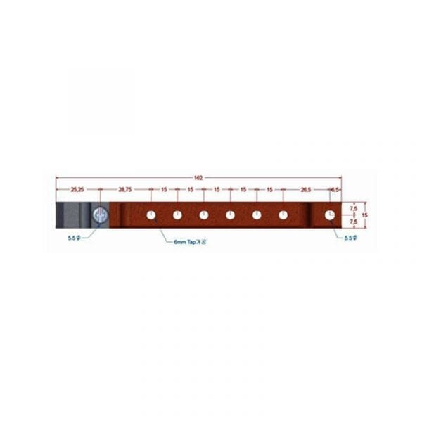 Earth busbar 125AF