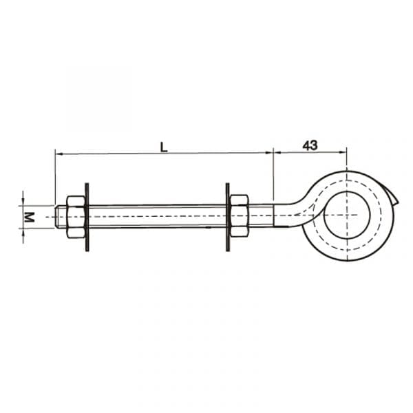 Bulông xoắn Bulông xoắn Pigitail Bolts 1