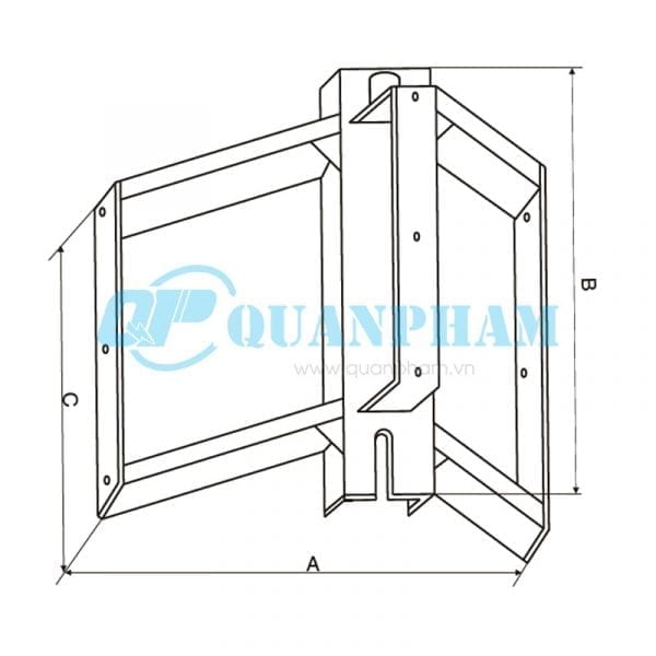 Giá treo máy biến thế Hình 1: Giá treo máy biến thế (Ảnh: quanpham)
