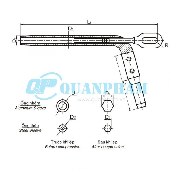 Dead-end Clamps for ACSR (type NY - compression)