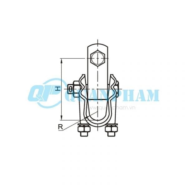 Khóa đỡ dây Suspension Clamps (type XGJ) 2