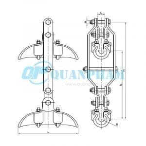 Hình 1: Khóa đỡ dây nhảy (CSH) (Ảnh: quanpham)