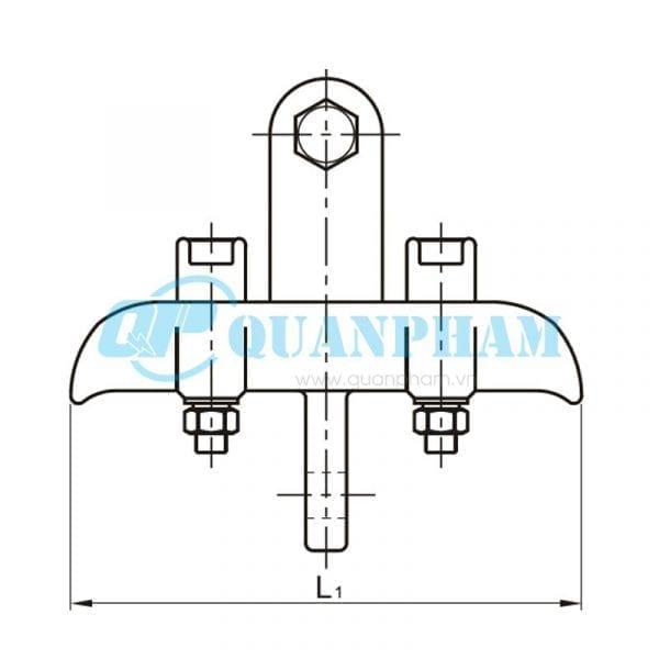 Khóa đỡ dây nhảy (XTS) Khóa đỡ dây nhảy Suspension Clamps (type XTS - twin jumper conductors) 1