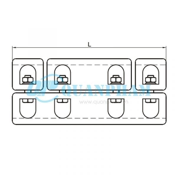 Nối thanh cái (ngoài) Tubular Bus-bar Joint (outside - type MJ) 2