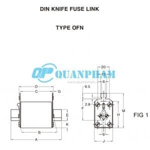 Cầu chì dao cách ly 6A - 160A
