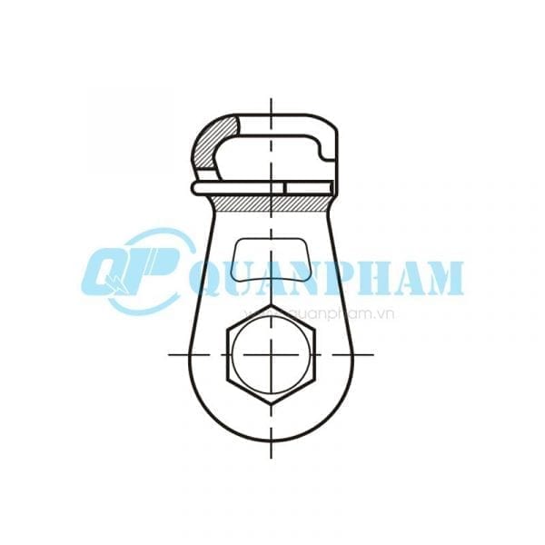 Mắc nối kép (WS) mac noi kep Socket Clevises (type WS) 2