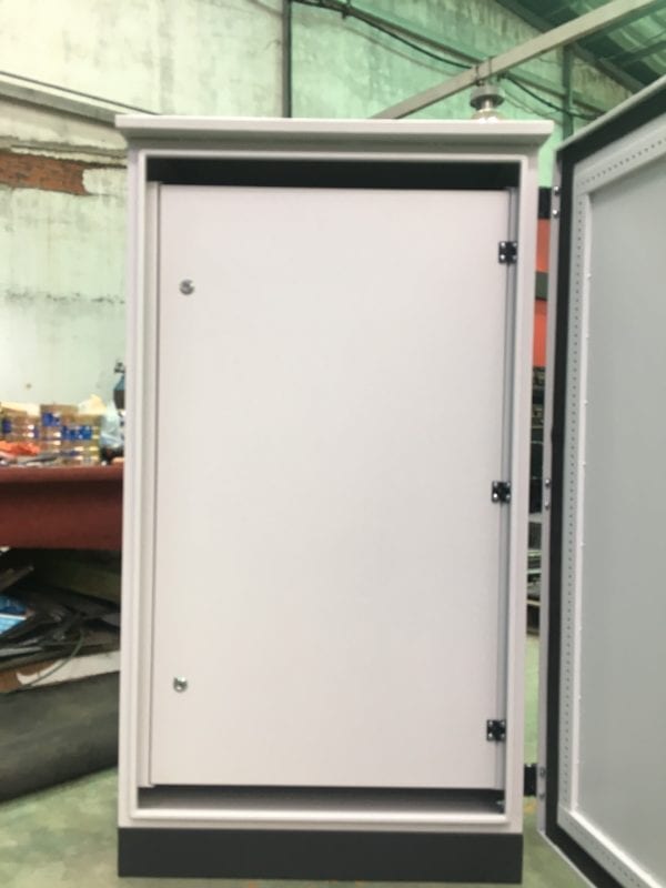 Vỏ tủ điện công nghiệp 1 cánh 2 lớp cửa 1200x500x350