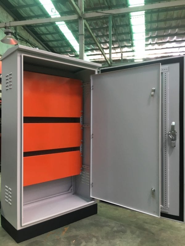 Vỏ tủ điện công nghiệp 1 cánh 2 lớp cửa 1200x500x350