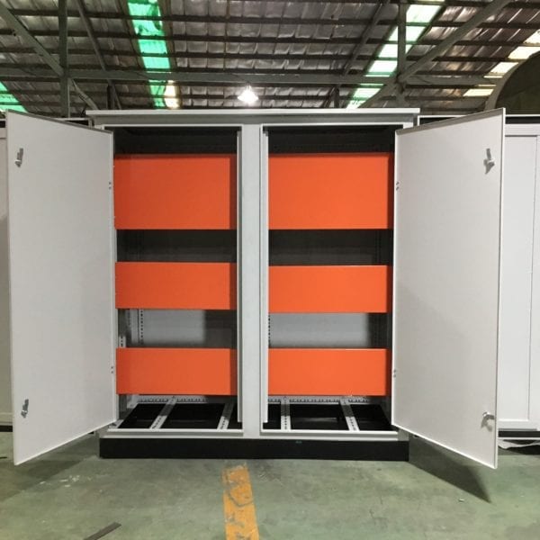 Vỏ tủ điện công nghiệp 2 cánh 2 lớp cửa 800x600x350