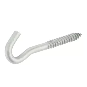 SCREW, HOOKEYE, 3/8in x 3 1/2in